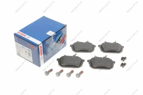 Тормозные колодки дисковые задние MITSUBISHI 1,6-1,9: Carisma, Spase Star 00-; VOLVO 1,6-2,0 S40/V40 97- BOSCH 0986424427