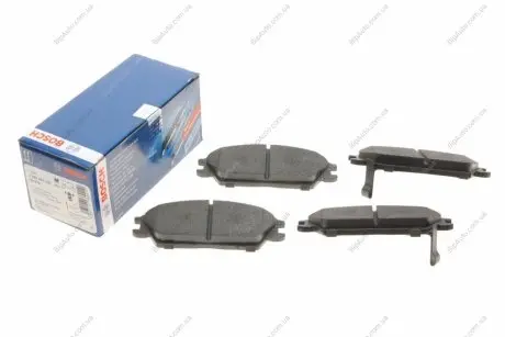Тормозные колодки дисковые передние HONDA Accord 83-85; HYUNDAI Accent, Lantra, Getz BOSCH 0986461127