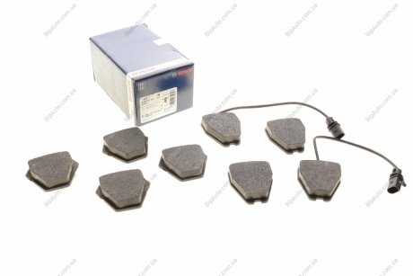 Тормозные колодки дисковые передние AUDI A6/S6 97-05; VW Passat 00-05, Phaeton 02- BOSCH 0986424690 (фото 1)