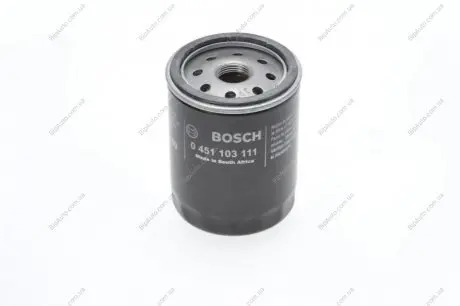 Фильтр масляный H=100mm ALFA; FIAT Brava, Punto,Uno, Palio, Multipla; LANCIA Lybra BOSCH 0451103111