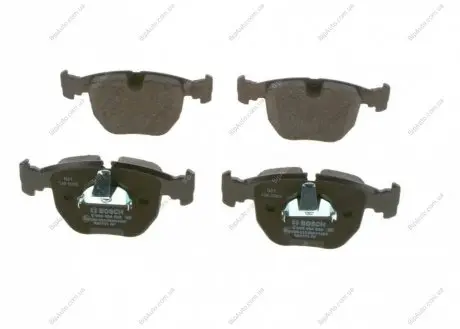 Тормозные колодки дисковые передние BMW 5-serie (E39), 7-serie (E38), X5 (E53) BOSCH 0986494028 (фото 1)