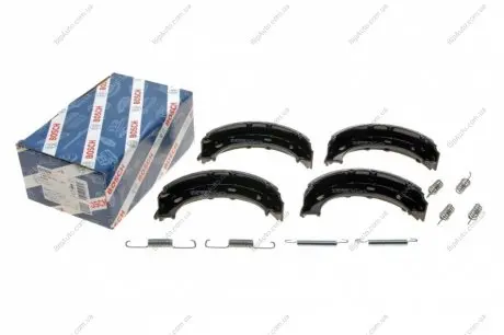 Тормозные колодки барабанные DB Sprinter 208-314 (BM901-903); VW LT 28-46 96- BOSCH 0986487610