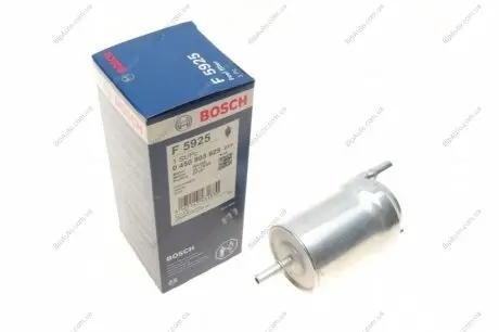 Фильтр топливный бенз. H=150mm AUDI A3; SEAT; SKODA Fabia; VW Golf V, Polo BOSCH 0450905925 (фото 1)