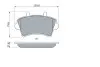 Тормозные колодки дисковые передние RENAULT Master 98-; OPEL Movano 98- BOSCH 0986494031 (фото 5)