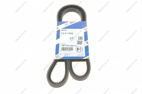 Ремень клиновой 13X1250 FORD; MAN; DB; NISSAN; SAAB 2,0; VW T2; TOYOTA BOSCH 1987947620