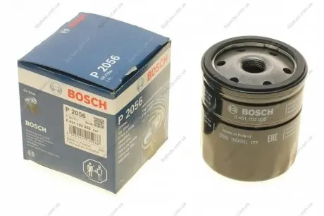 Фильтр масляный H=79mm OPEL Ascona, Kadett, Record; FORD Escort; ROVER BOSCH 0451102056