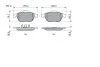 Тормозные колодки дисковые передние RENAULT Laguna II, Scenic II 01- BOSCH 0986494033 (фото 5)