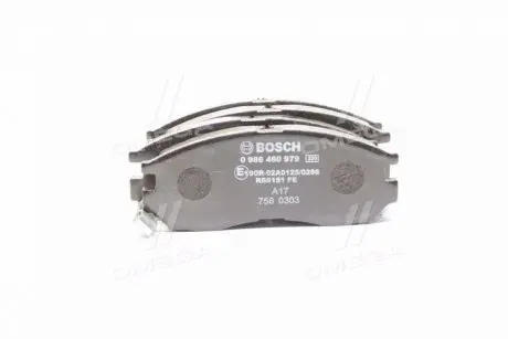 Тормозные колодки дисковые передние MITSUBISHI Colt, Galant, Lancer BOSCH 0986460979