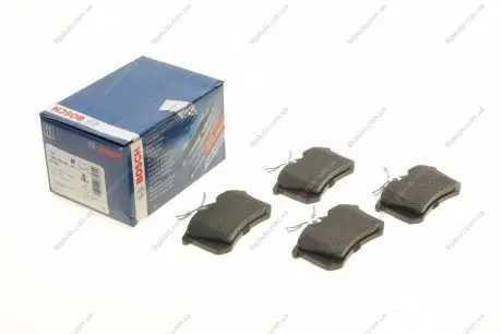 Тормозные колодки дисковые задние VW Golf; SEAT; PEUGEOT; RENAULT BOSCH 0986466683