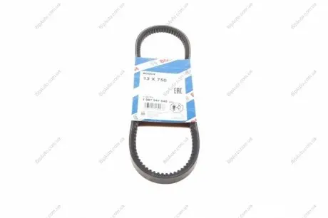 Ремень клиновой 13X750 FIAT; HYUNDAI; IVECO; LANCIA; MITSUBISHI BOSCH 1987947648