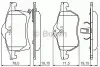 Тормозные колодки дисковые передние OPEL Astra G 97-, Zafira 98 BOSCH 0986424457 (фото 8)
