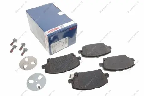 Тормозные колодки дисковые передние Honda Civic 1.4 1.8 2.0 06- BOSCH 0986494136