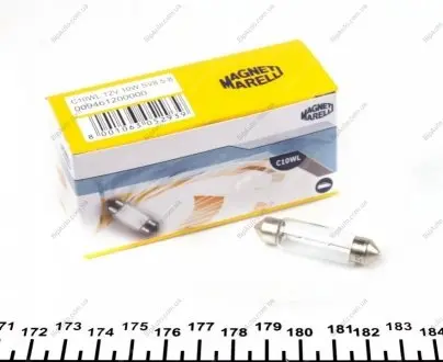 Автолампа B2,4W SV8,5-8 10 W прозрачная MAGNETI MARELLI 009461200000 (фото 1)
