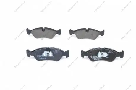 Гальмівні колодки, дискові BOSCH 0986491900