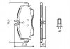 Тормозные колодки дисковые передние DB A-klasse (W168) 97-04 BOSCH 0986424470 (фото 2)