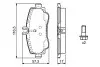Гальмівні колодки дискові BOSCH 0986424470 (фото 2)