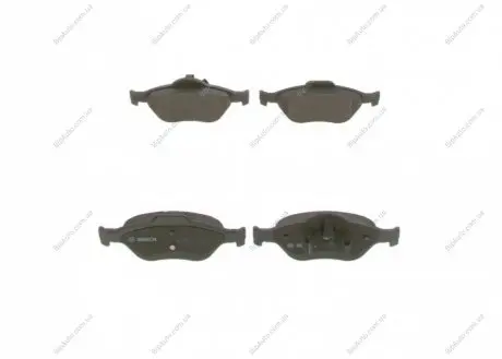 Тормозные колодки дисковые передние FORD Fiesta, Fusion 02- BOSCH 0986424558