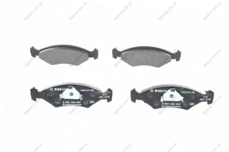 Тормозные колодки дисковые передние FORD Escort, Fiesta -00 BOSCH 0986466402