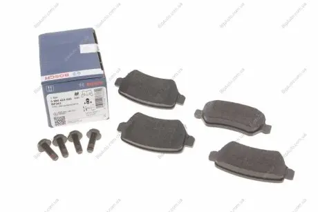 Колодки гальмівні дискові BOSCH 0986424646