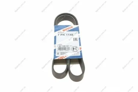 РЕМІНЬ П-КЛИНОВИЙ 7PK1148 1 987 948 321 BOSCH 1987948321