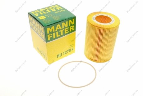 Фильтрующий элемент масляного фильтра DAF CF75, CF85, XF95 MANN HU 1270 X (фото 1)