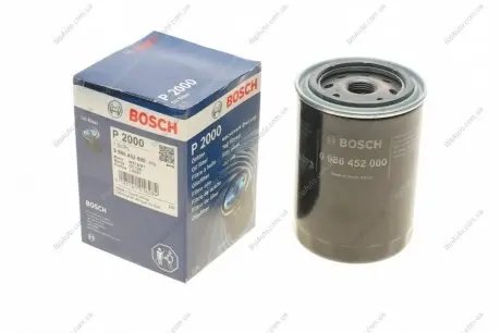 Фильтр масляный H=122mm TOYOTA 1,3-2,0; DAIHATSU 1,2-1,6 BOSCH 0986452000