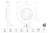Тормозной диск передний KIA Rio, HYUNDAI Accent 05- BOSCH 0986479367 (фото 5)