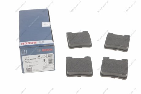 Тормозные колодки дисковые задние DB W124/210/140 BOSCH 0986460965