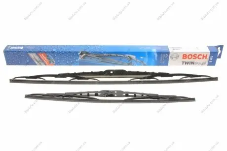 Стеклоочиститель Twin Spoiler 600mm/450mm ком/кт BOSCH 3397010291