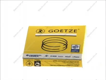 Кольца поршневые (требуется комплектов - 4) GOETZE 08-124800-00