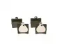 Тормозные колодки дисковые задние DB W203 00- 0986495080 BOSCH