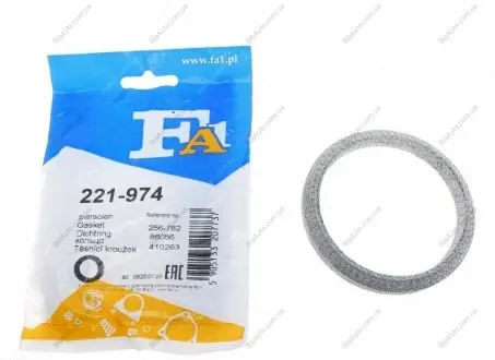Уплотнительное кольцо (труба выхлопного газа) FISCHER Fischer Automotive One (FA1) 221-974