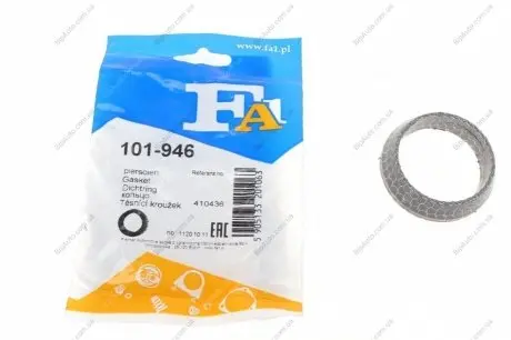 Уплотнительное кольцо (труба выхлопного газа) FISCHER Fischer Automotive One (FA1) 101-946