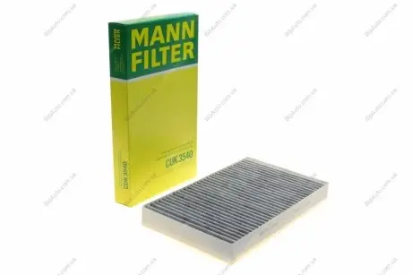 Фільтр, повітря у внутрішній простір MANN CUK 3540