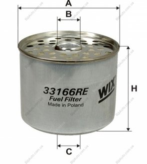 Фільтр палива WIX FILTERS 33166RE
