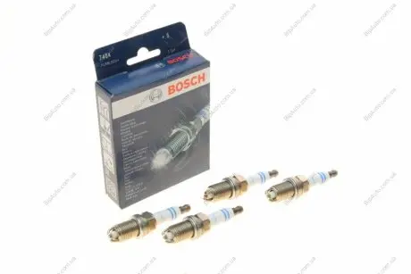 Свічка запалювання FLR8LDCUE 1.0 (комп-4 ШТ) BOSCH 0242229878 (фото 1)