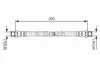 Тормозной шланг передний 290мм BMW. Volvo 1987476061 BOSCH