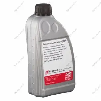 Автотрансмиссионное масло (ATF) (красное) 1L SWAG 10929449
