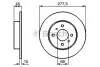 Гальмівний диск задній NISSAN Primera -01 0986479105 BOSCH