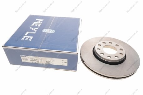 Тормозной диск вентилируемый передний MEYLE 115 521 1120 (фото 1)