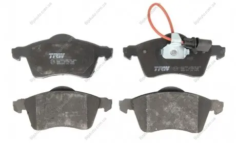 Гальмівні колодки перед. T4 2.5TDI 96-03 (R15)(з датчиком) TRW GDB1391