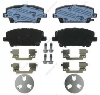 Колодка гальм. диск. HONDA CIVIC, передн. TRW GDB3407