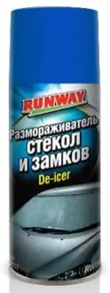 Разморозка для стекол и замков (аерозоль) RUNWAY RW6084 (фото 1)