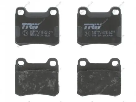 Колодка гальм. диск. MB 190 (W201) задн. TRW GDB294