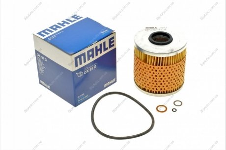 Фильтрующий элемент масляного фильтра BMW MAHLE / KNECHT OX 91D (фото 1)