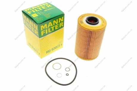 Фільтр оливний -FILTER MANN HU 930/3 X (фото 1)