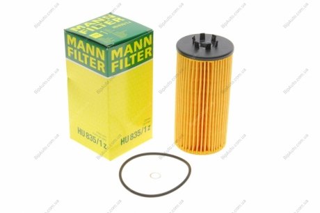 Масляний фільтр HU835/1Z MANN HU 835/1 Z (фото 1)
