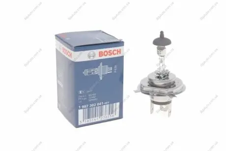 Лампа накаливания H4 12V 60/55W P43t Pure Light 1 987 302 041 BOSCH 1987302041