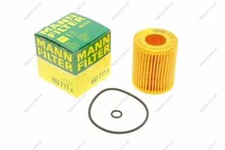 Фильтрующий элемент масляного фильтра MANN HU 711 X