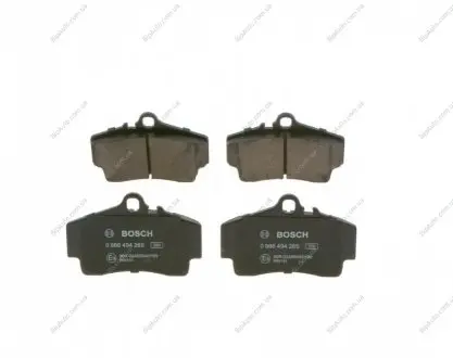 Тормозные колодки дисковые PORSCHE BOSCH 0986494265